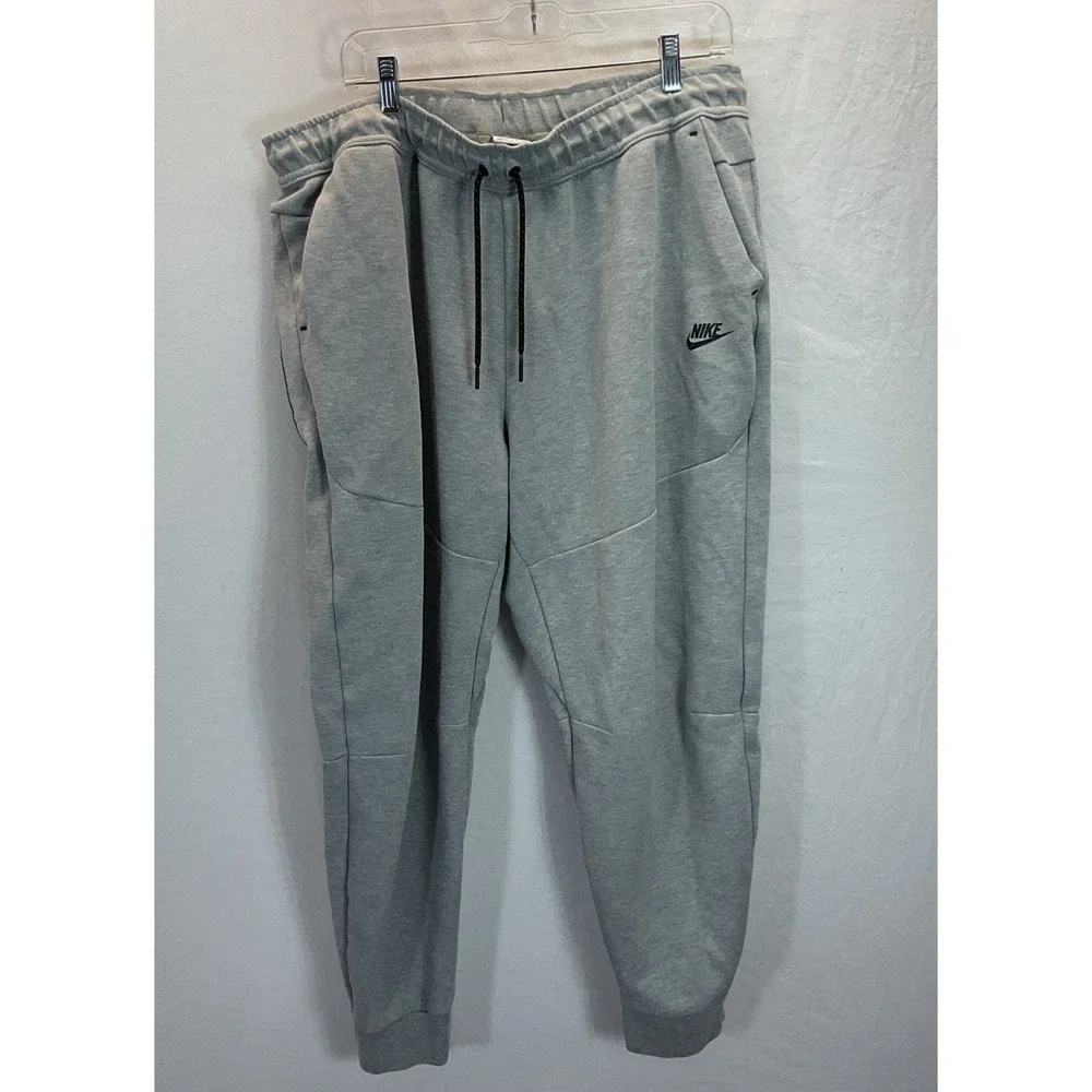 Nike Tech Fleece Pants Mens 3XL Gray Joggers Sweatpants Pocket‎